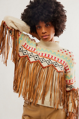 Tach Sacha Fringe Sweater | Free People