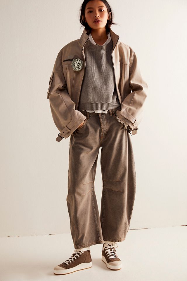 Free People Skyline Leather Jacketレザージャケット We The Free Skyline Leather Jacket | Free People