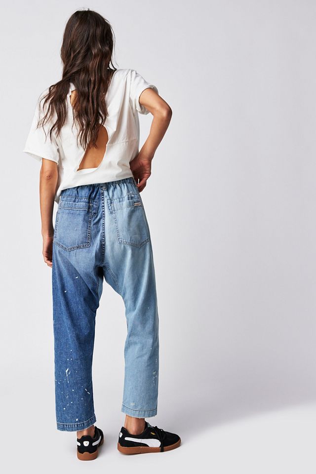 Dr. Collectors Pull-On Two Tone Jeans #1