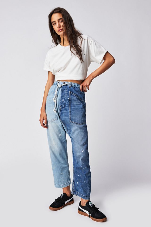 Dr. Collectors Pull-On Two Tone Jeans #3