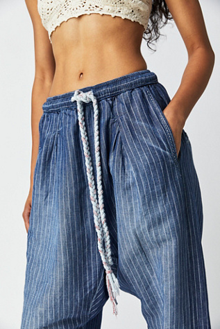 Dr. Collectors Pull-On Railroad Stripe Jeans