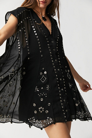 aston mini dress free people FREE PEOPLE Aston Mini Dress