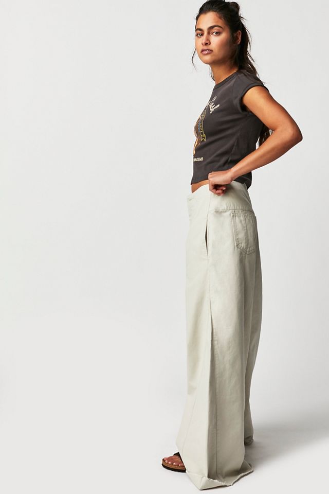 Pantalon à jambe évasée à empiècement Sandrine Rose #2