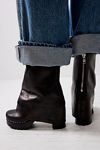 Bottes Hautes Swedish Hasbeens – Cuir Blanc – Lacets – Taille 35 EU/5 US – Style Nature – Neuves Emballées