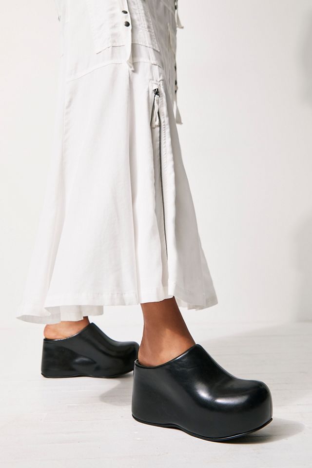 Platform clogs and mules on sale