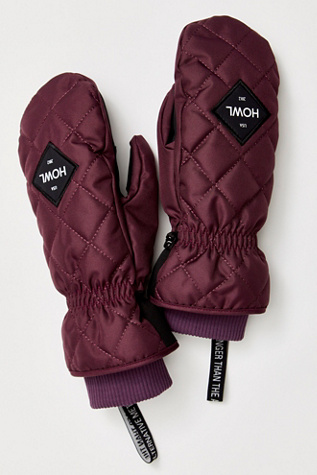 Howl Jedd Mittens by Howl Supply at Free People in Purple, Size: Medium