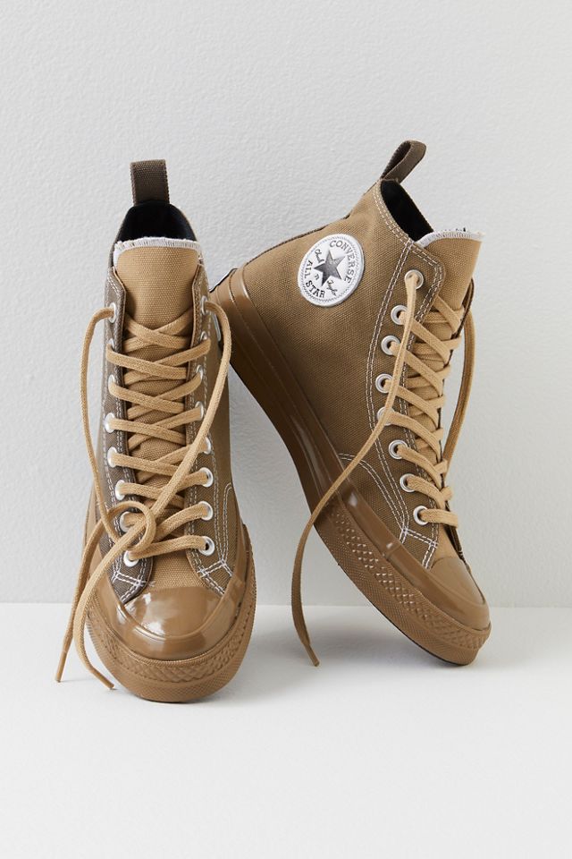 Converse Brown Leather Chuck 70 Hi Sneakers Converse