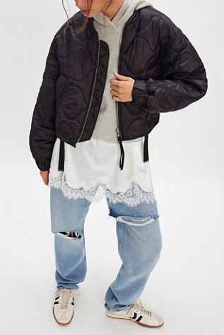 AGOLDE x Shoreditch Ski Club Iona Quilted Jacket