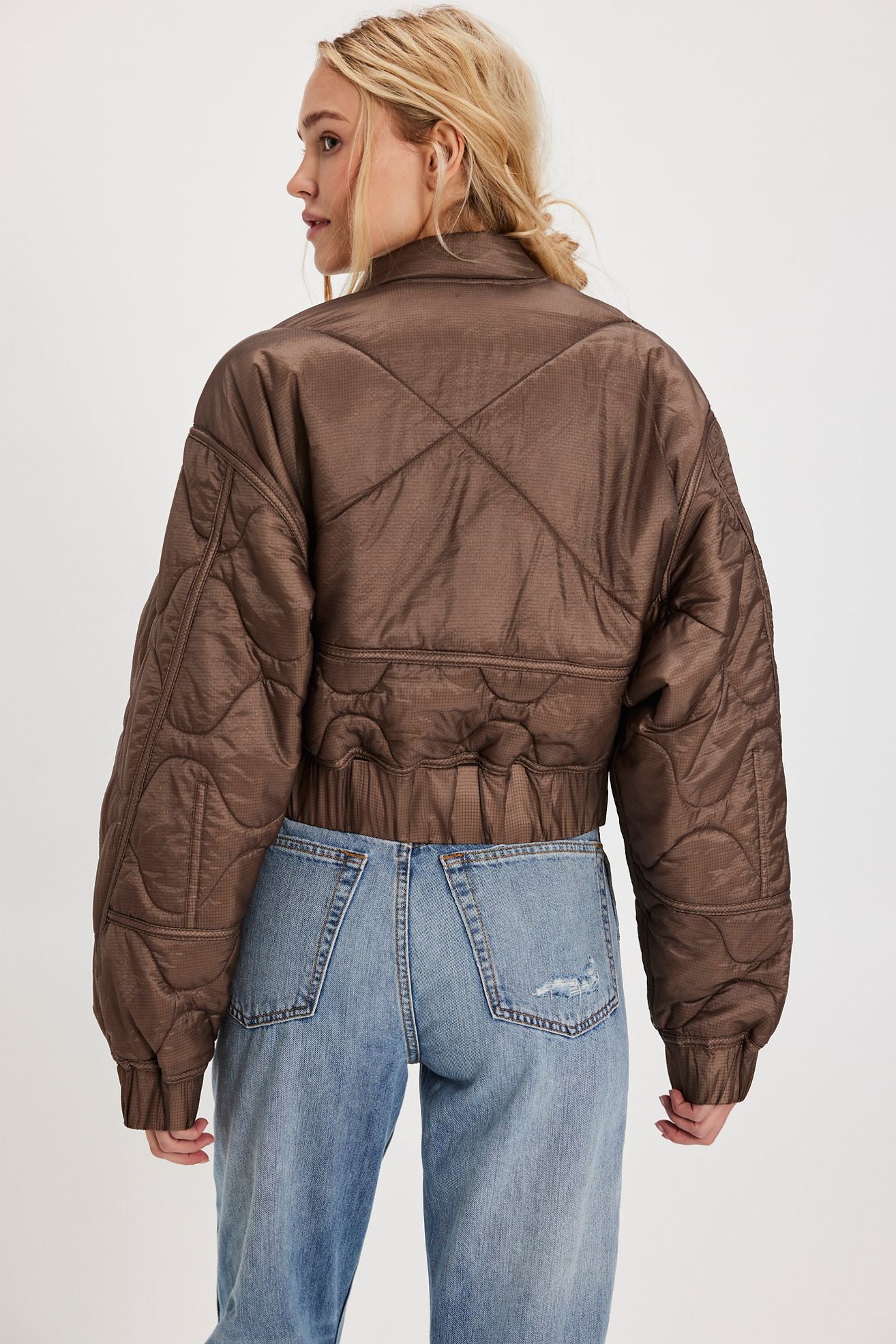 AGOLDE x Shoreditch Ski Club Iona Quilted Jacket