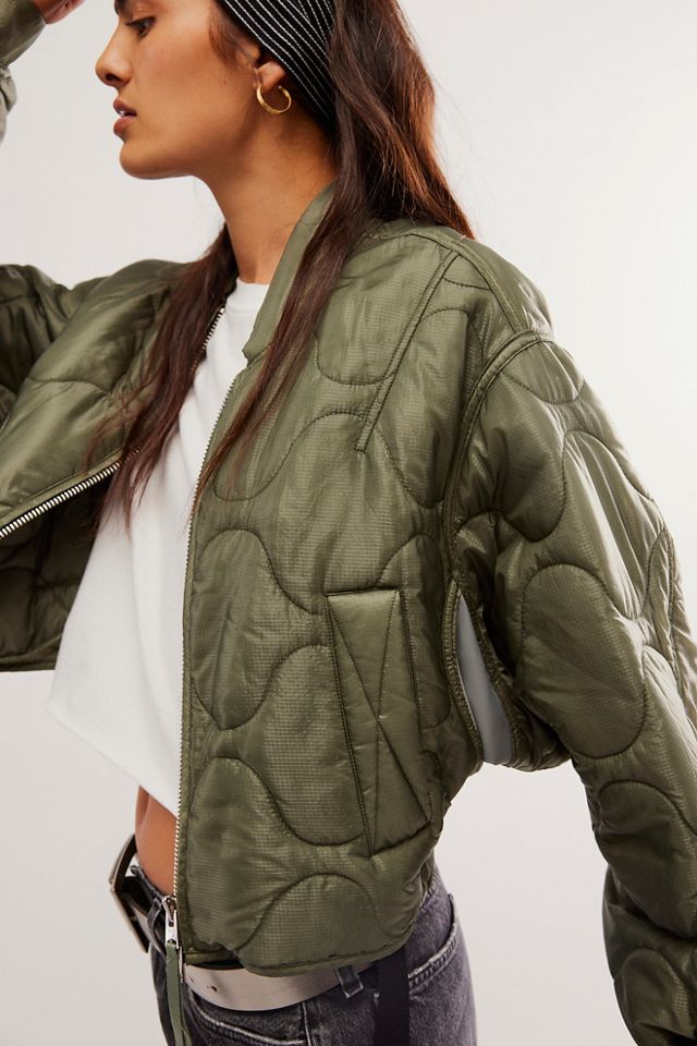 AGOLDE Iona Quilted Jacket | Free People