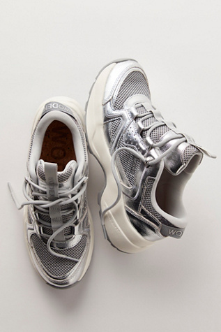 Maya Trainers Shoe by WODEN at Free People in Autumn Grey, Size: EU 38