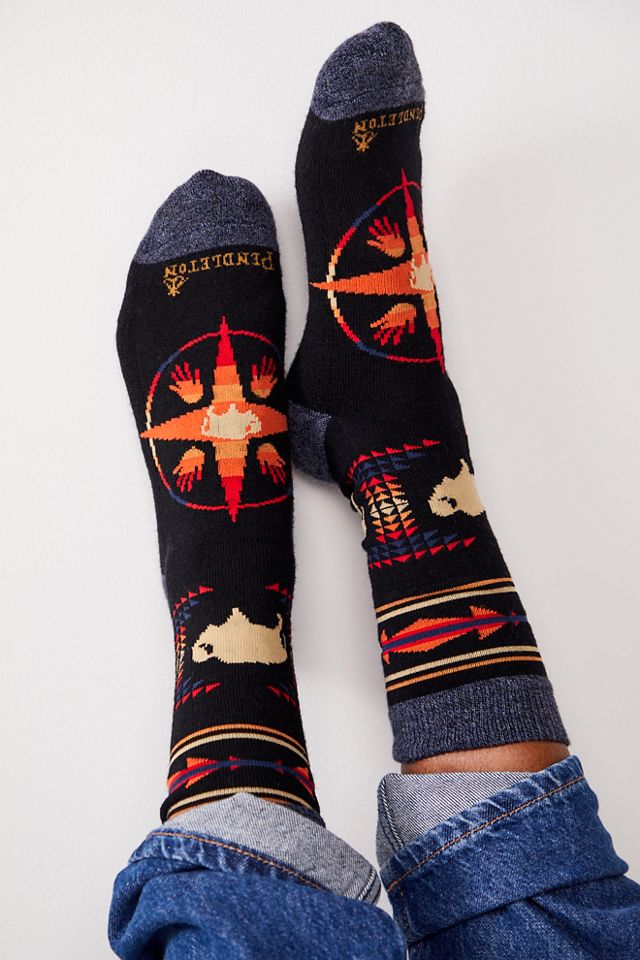 Chaussettes mi-hautes médicales épaisses Pendleton #1