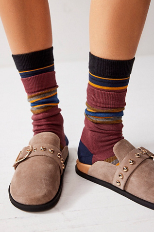 Pendleton 2 Pack Yakima Stripe Socks At Free People In High Ride + Oxford