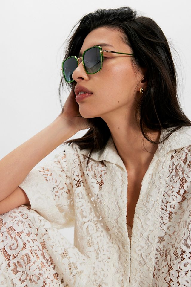 Beau Square Sunglasses | Free People display picture 3