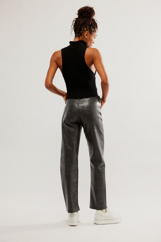 AGOLDE Sloane Leather Pants #1