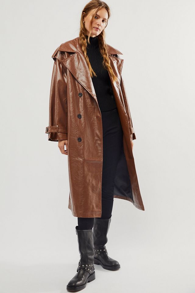APPARIS Isa Crinkle Trench | Free People