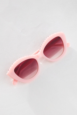 Loveshackfancy | Hessel Cat Eye Sunglasses | Peony Pink