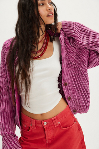 Sweet Nothing Cardi at Free People in Pink, Size: XL