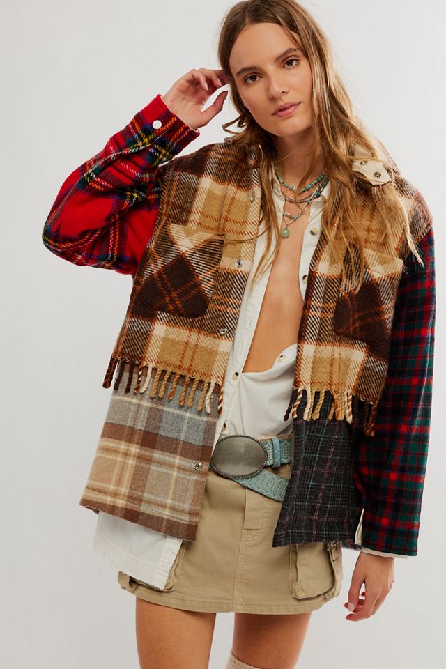 Free people 2025 flannel jacket