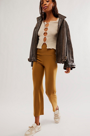Pantalon à double pli à rayures Blair Denimist | Free People FR