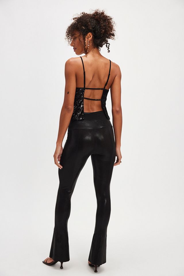 Legging Spat métallisé Norma Kamali #1