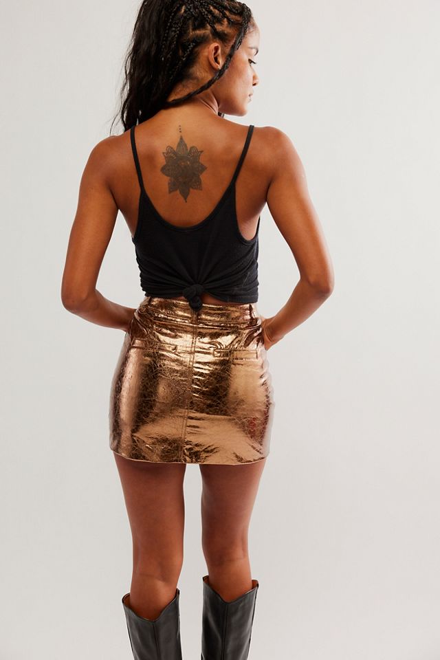 MOTHER Sprocket Mini Skirt #1