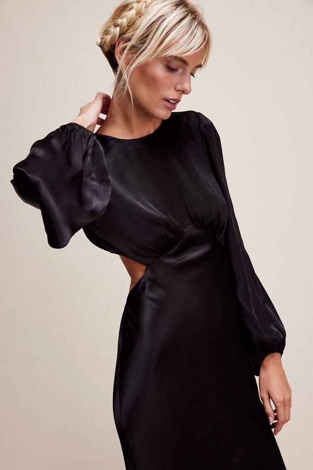 knee length dresses for ladies La Lune Backless Maxi Dress | White | Dresses main image 0