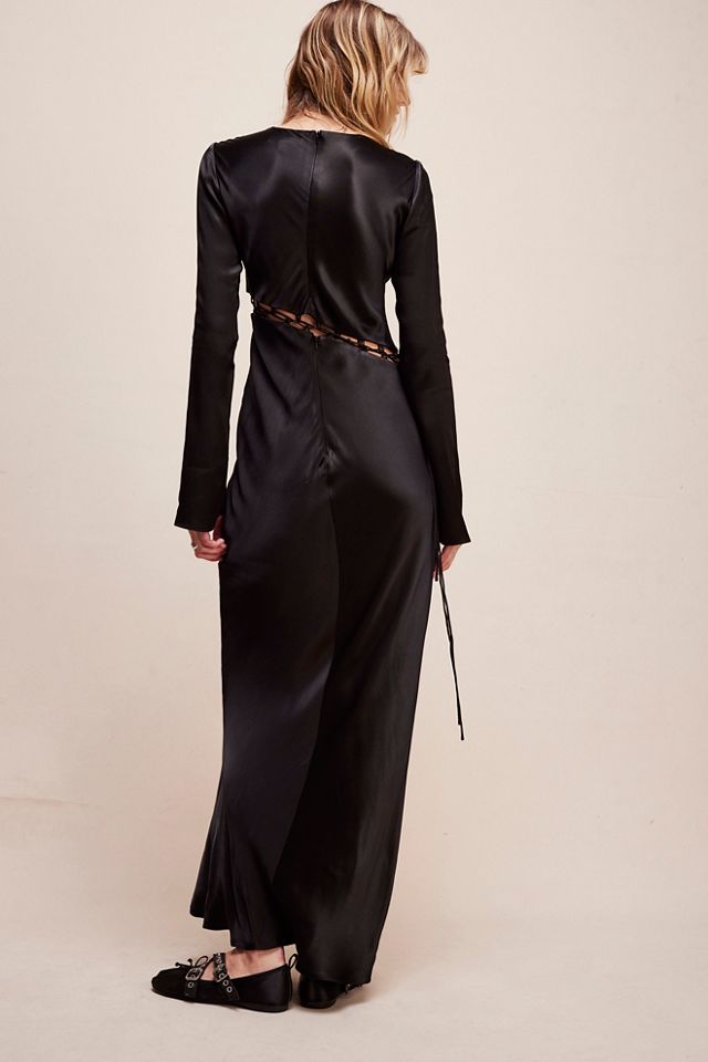 Robe longue asymétrique lacée Arienzo Shona Joy #1