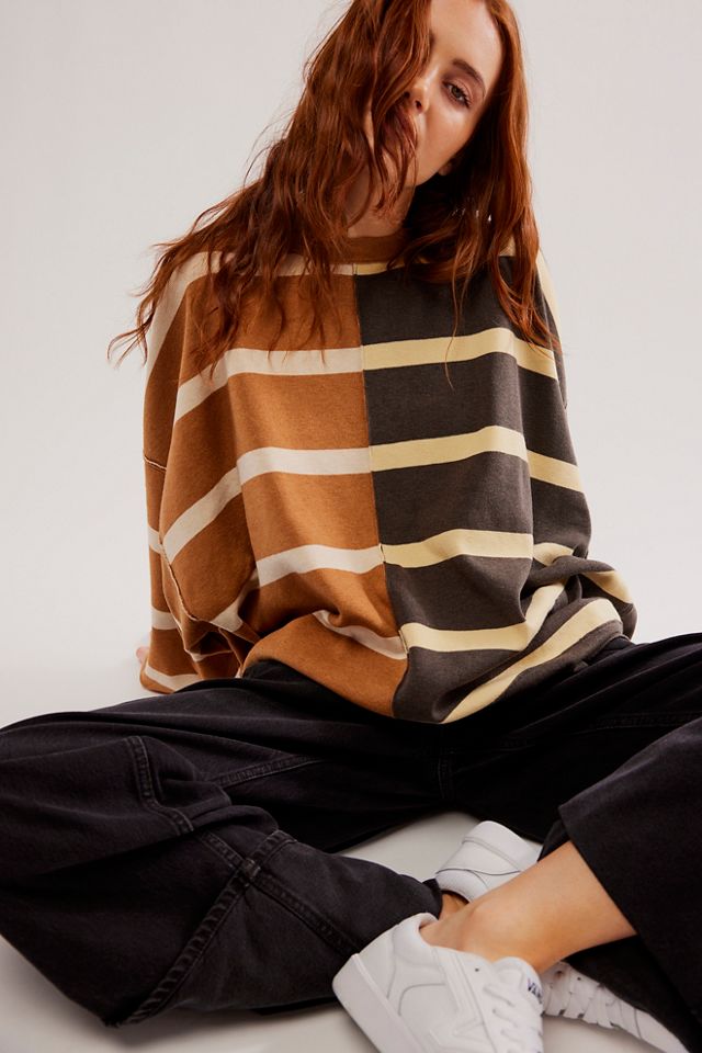 Uptown Stripe Pullover Free People