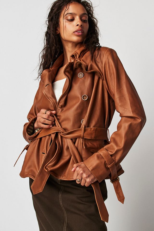 Free people hotsell leather jacket