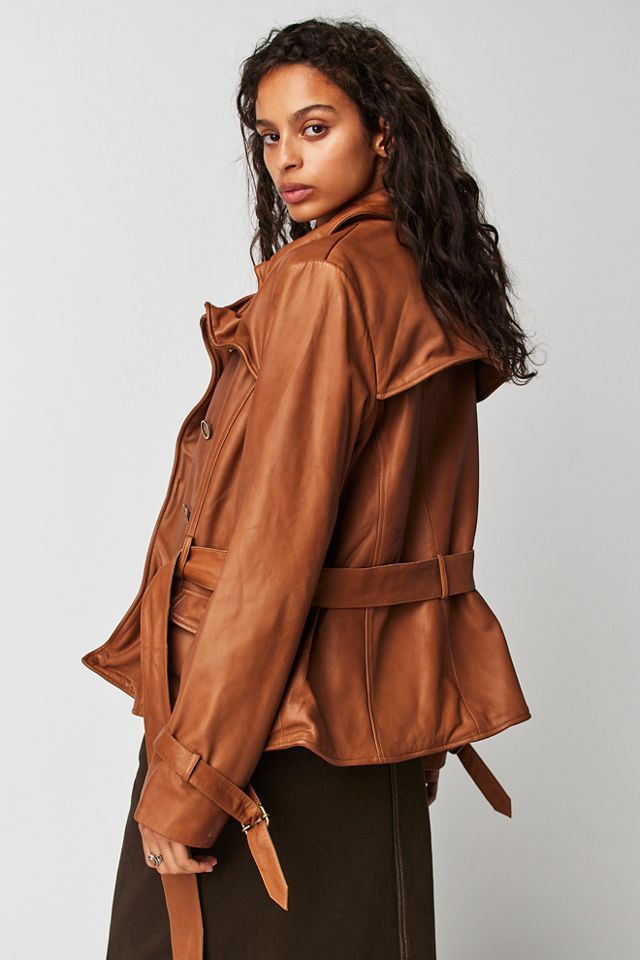 Veste en cuir Wire #1
