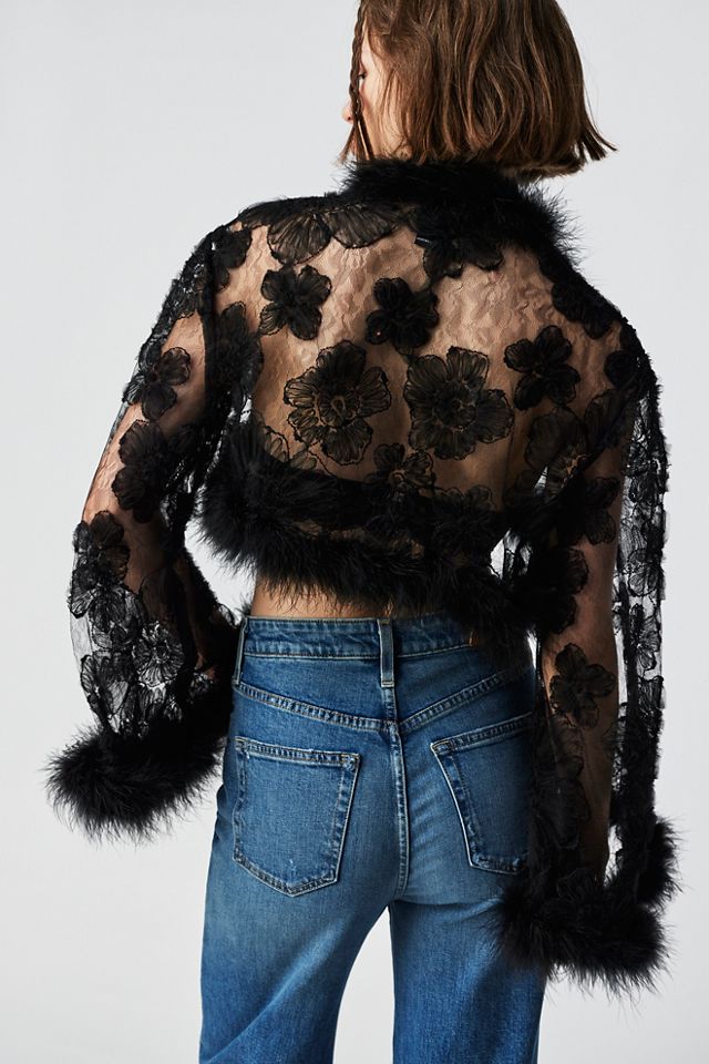 Anna Sui Floral Bed Jacket #1
