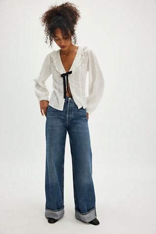 AGOLDE Low-Rise Baggy Jeans | Free People