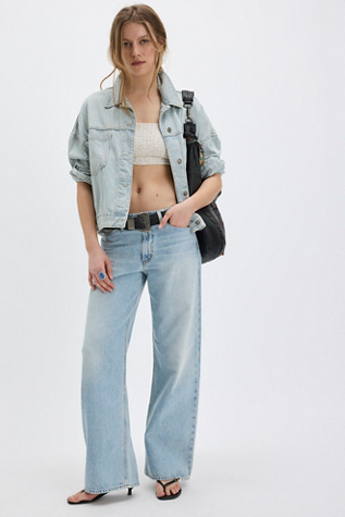 AGOLDE Lex Jeans at Free People in Light Wash, Size: 29