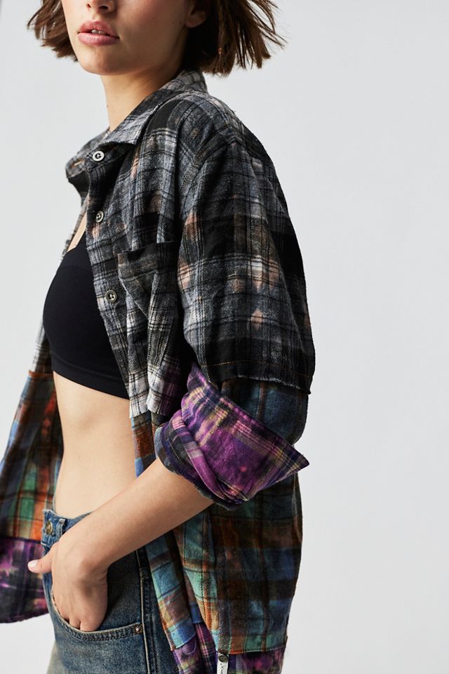 Chemise en flanelle contrastée OneTeaspoon #2