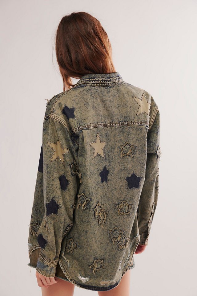 OneTeaspoon Everyday Blue Classic Star Shirt | Free People