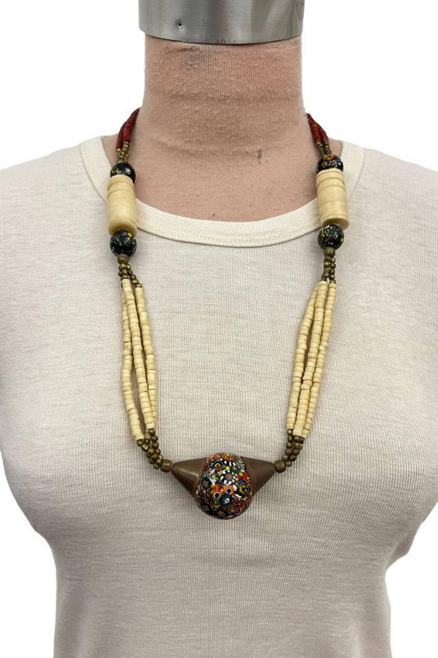 1970s Vintage Beaded Statement Collar Necklace Selected by BusyLady Baca & The Goods #2