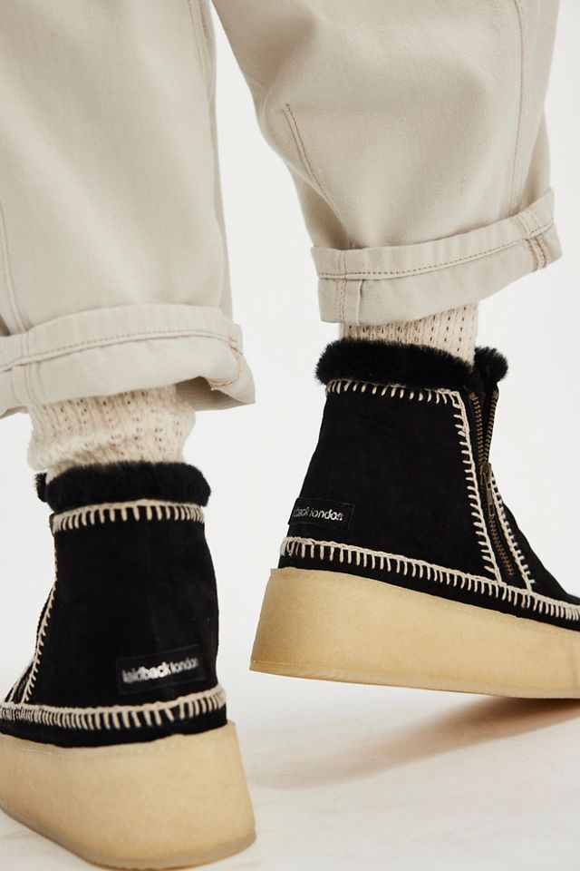 Setsu Crochet Platform Boots #2