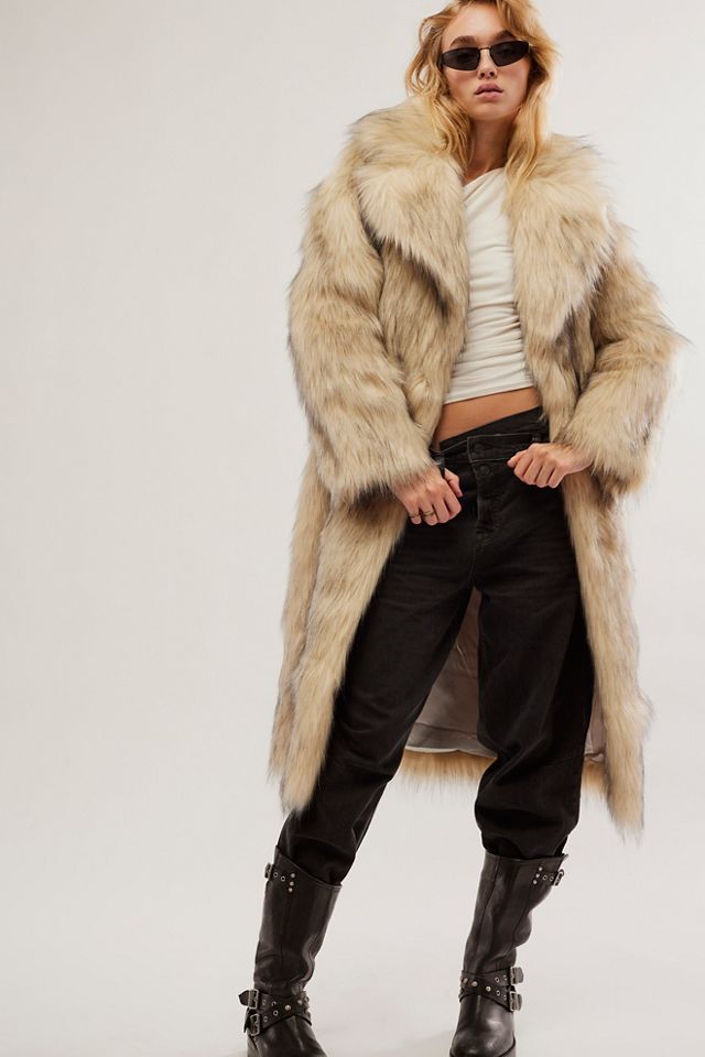 Manteau en fausse fourrure Katie #2