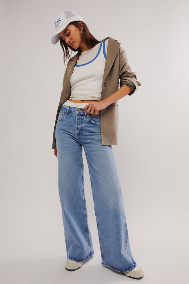 Citizens of Humanity Loli Mid-Rise Wide-Leg Jeans