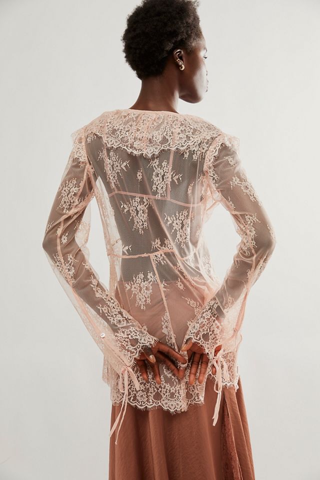 Nigel Preston Juliette Lace Ruffle Top #1