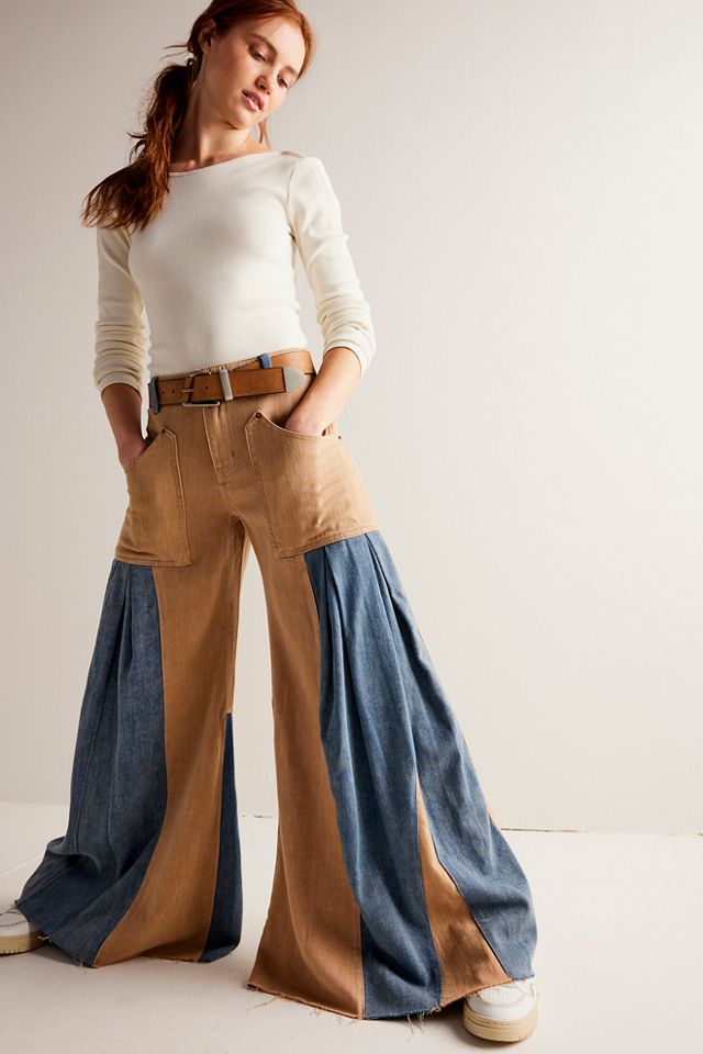 Wide store flare jeans