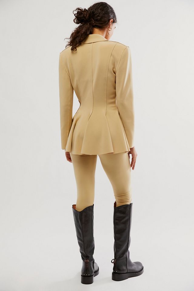 Norma Kamali Peplum Suit Set | Free People