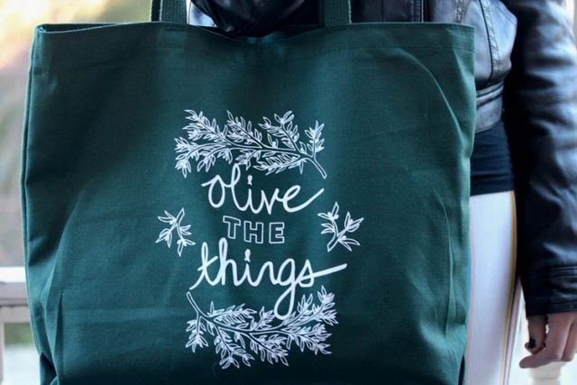 Overseasoned Olive the Things Tote Bag #1