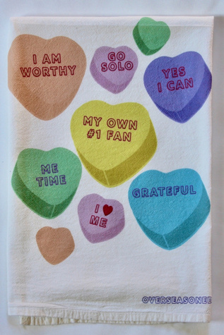Overseasoned Conversation Hearts Tea Towel at Free People in White