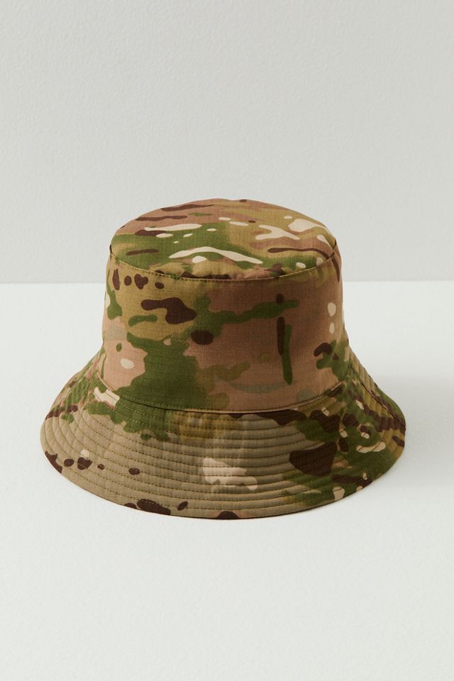 Quilted Camo Bucket Hat | Free People UK