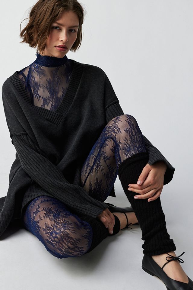 Free people lace on sale turtleneck