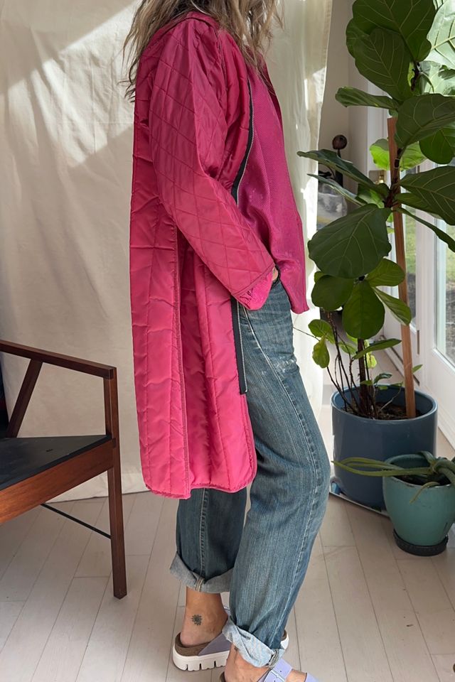 Vintage Pearly Rose Sashed Long Coat Selected by KA.TL.AK #1