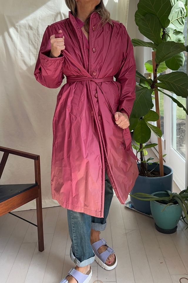 Vintage Pearly Rose Sashed Long Coat Selected by KA.TL.AK #2