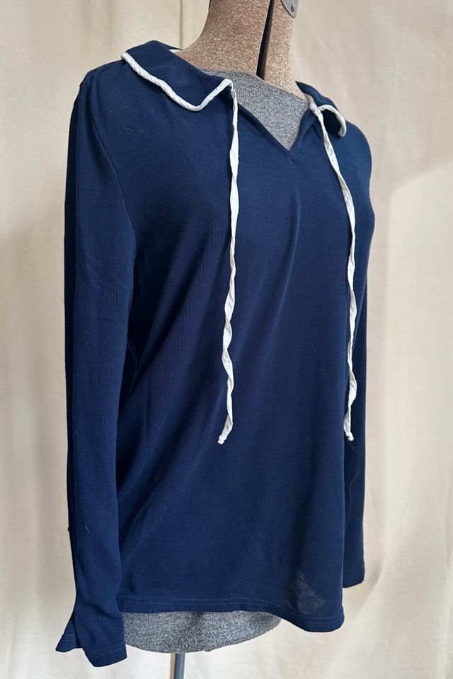 Lightweight Sweater with Peter Pan Collar Selected by KA.TL.AK #3